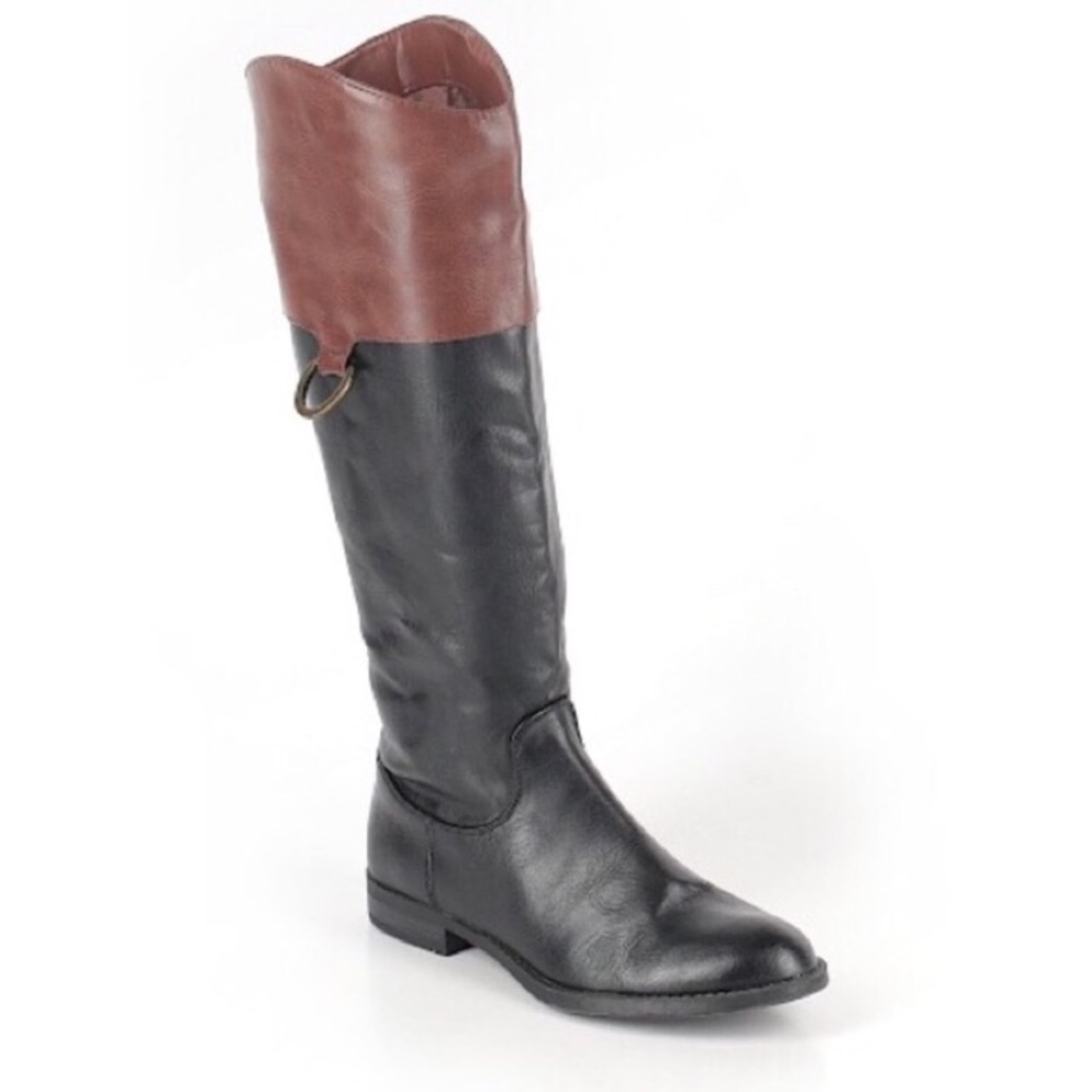 Brown/Black riding boots